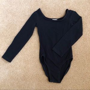 danskin now xs black ballerina leotard